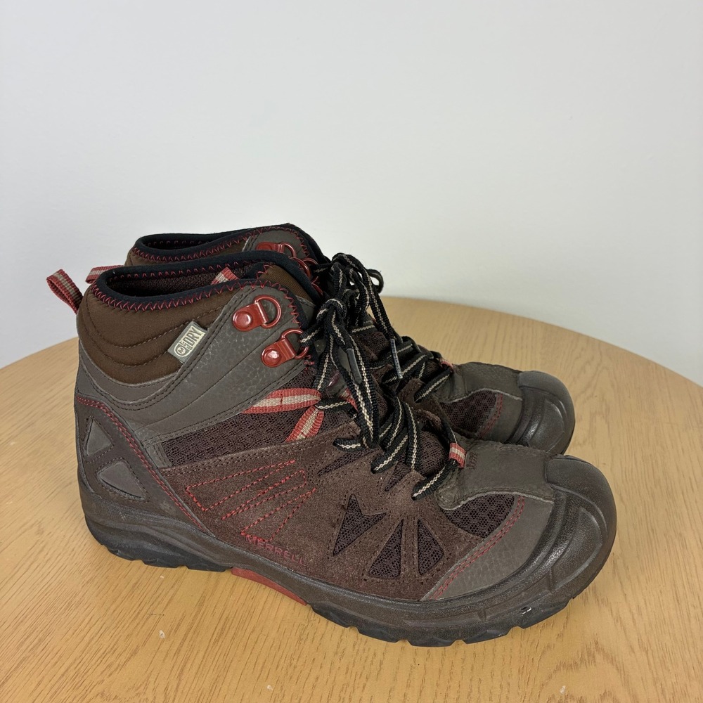 Merrell Capra Mid WTPF Waterproof Hiking Boots Women's 5.5M Gorpcore Comfort